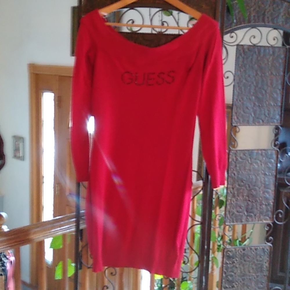 Red Sweater Dress(soft)